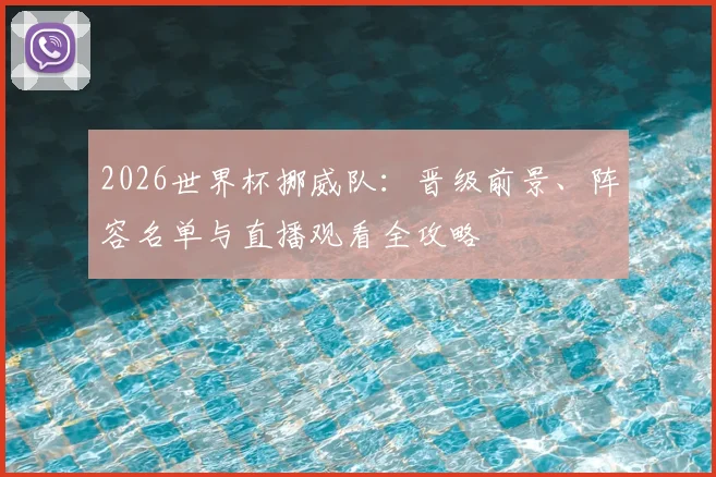 2026世界杯挪威队：晋级前景、阵容名单与直播观看全攻略